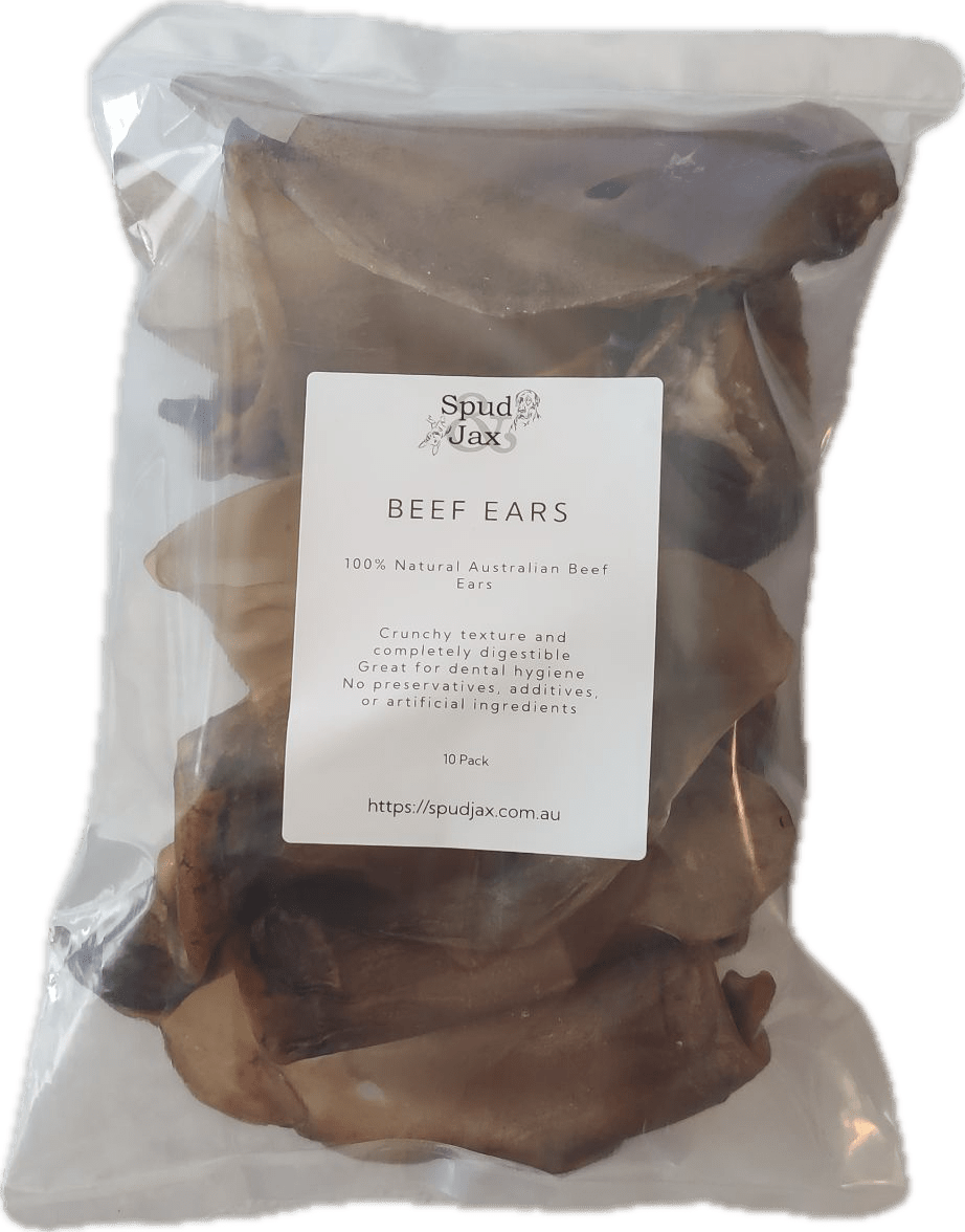 Spud Jax Petshop COW EARS dog treats