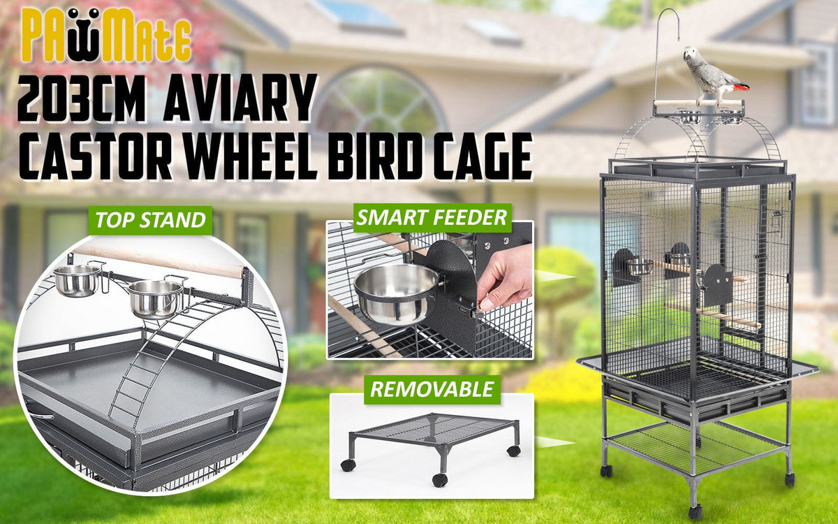 Spud Jax Petshop Bird Cage Parrot Aviary TENOR 203cm Pet Care > Bird