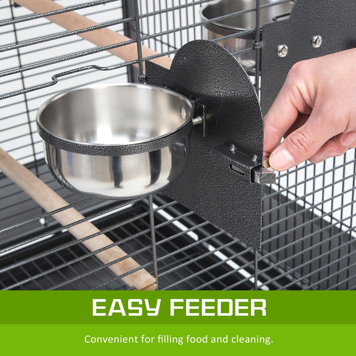 Spud Jax Petshop Bird Cage Parrot Aviary TENOR 203cm Pet Care > Bird