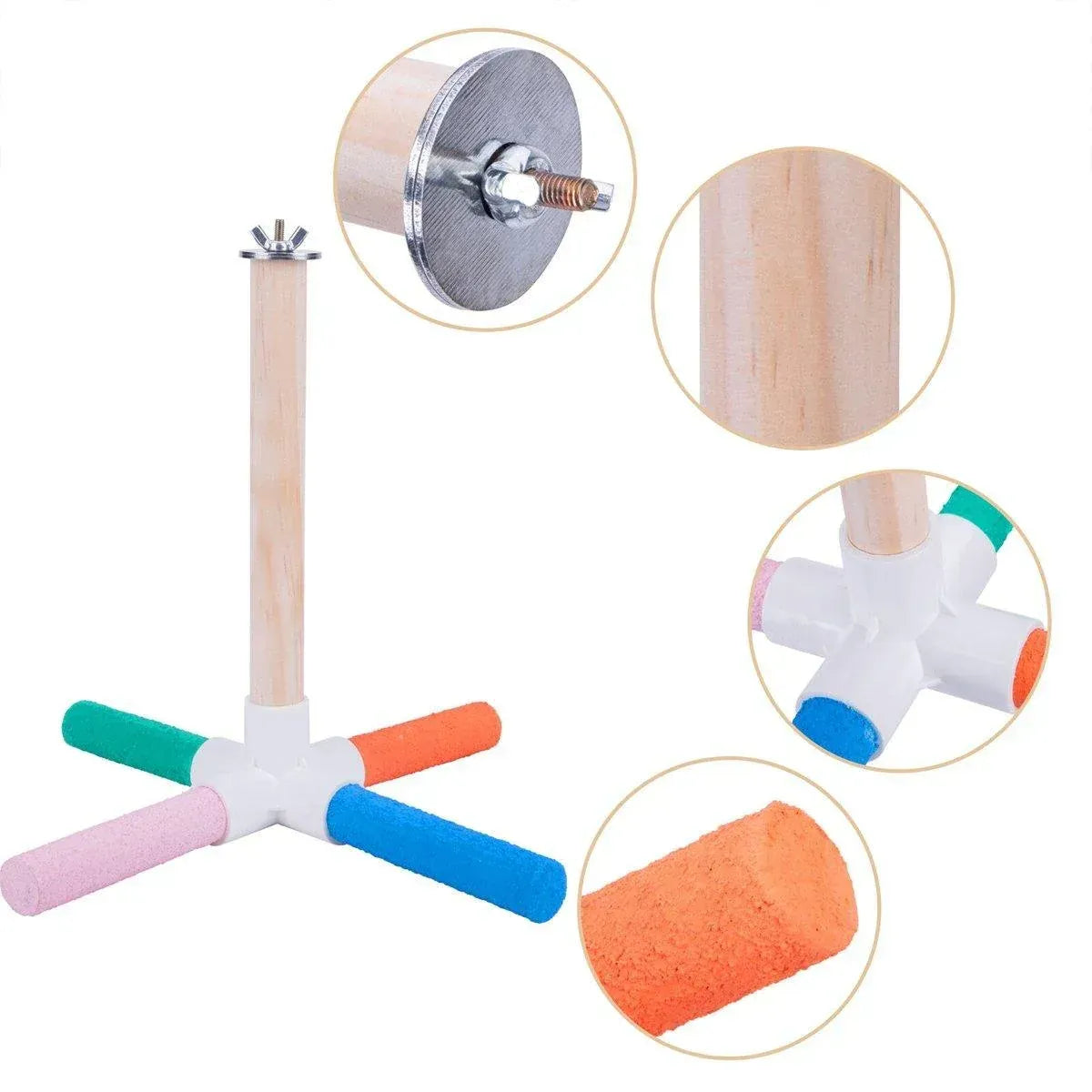 Spud Jax Petshop Bird Grinding Pearch Bird Grinding Pearch Pet Care > Bird > Bird Cage Accessories