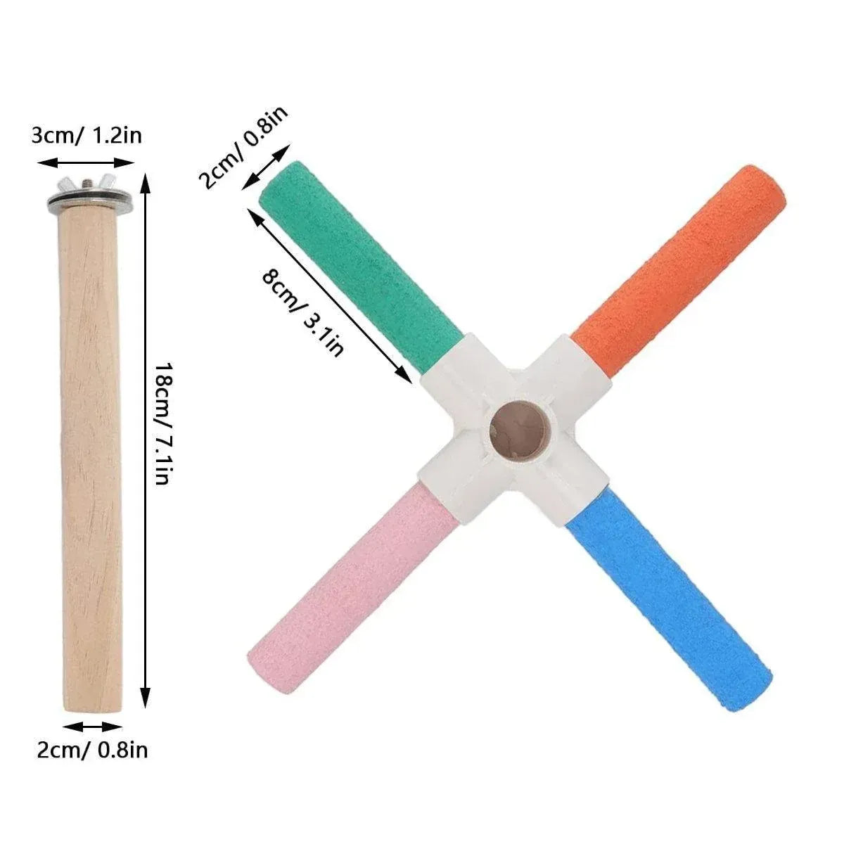 Spud Jax Petshop Bird Grinding Pearch Bird Grinding Pearch Pet Care > Bird > Bird Cage Accessories