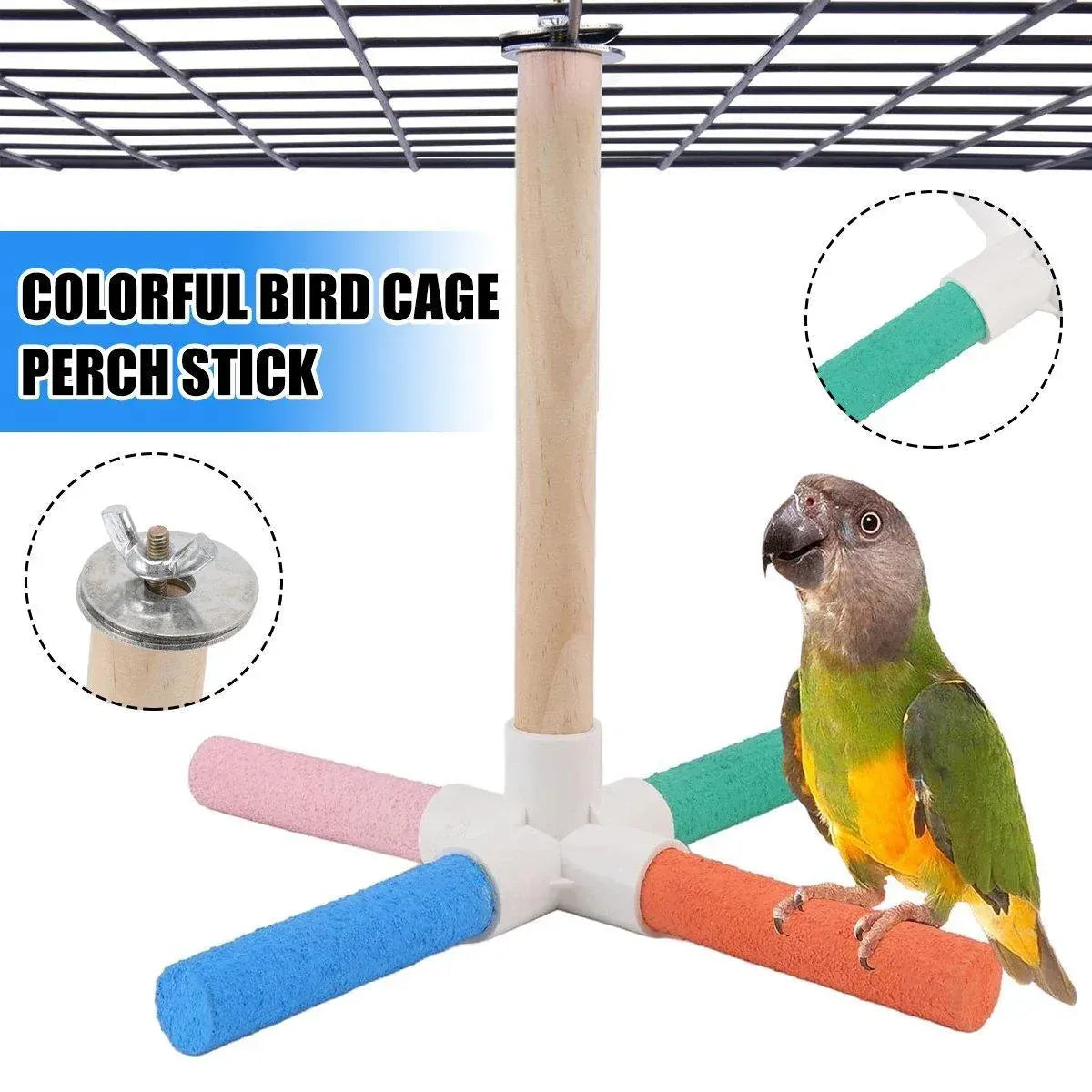 Spud Jax Petshop Bird Grinding Pearch Bird Grinding Pearch Pet Care > Bird > Bird Cage Accessories