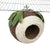 Spud Jax Petshop Bird Nest Parrot Nest Coconut Shell Braided Twine Colourful Cage Hanging Bed - White-Brown-Screw Model Bird Nest Parrot Nest Coconut Shell Braided Twine Colourful Cage Hanging Bed - White-Brown-Screw Model Pet Care > Bird > Bird Cage Accessories
