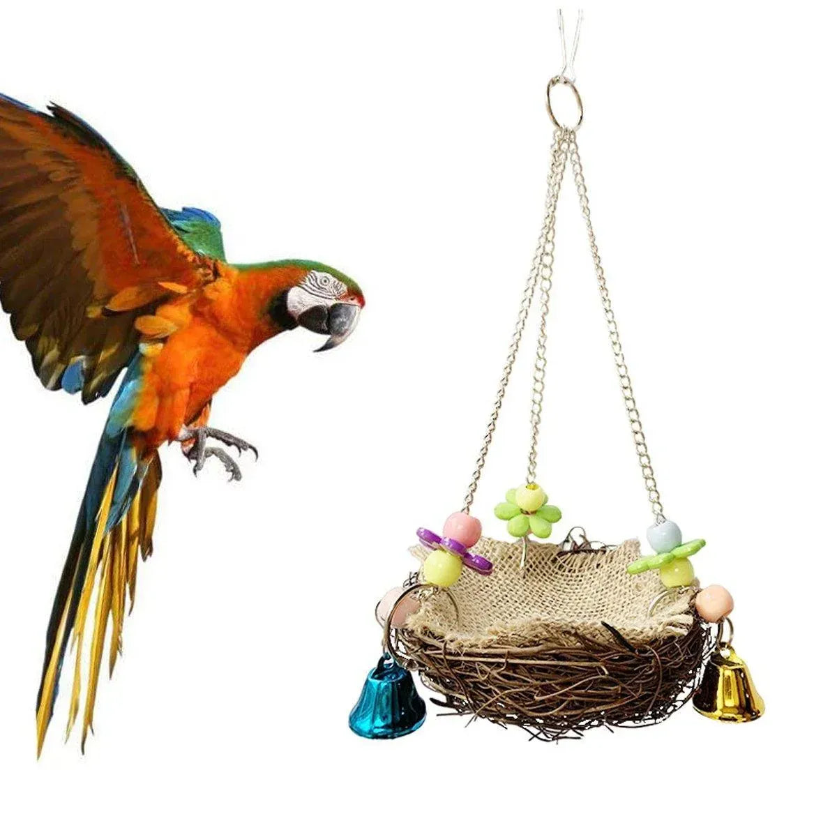 Spud Jax Petshop Bird Swing Bird Swing Pet Care > Bird > Bird Cage Accessories