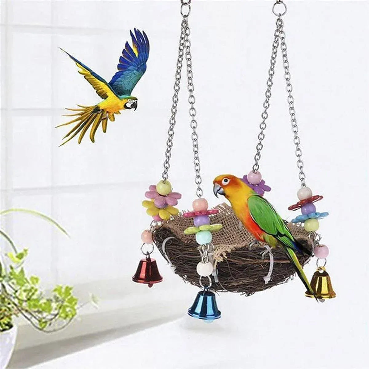 Spud Jax Petshop Bird Swing Bird Swing Pet Care > Bird > Bird Cage Accessories