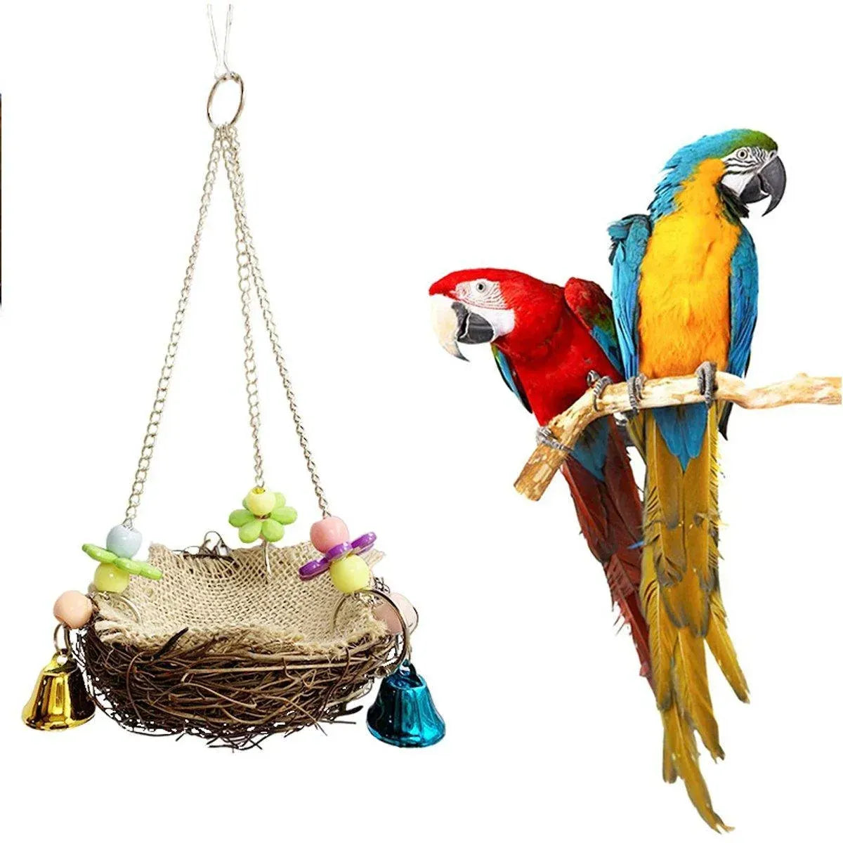 Spud Jax Petshop Bird Swing Bird Swing Pet Care > Bird > Bird Cage Accessories