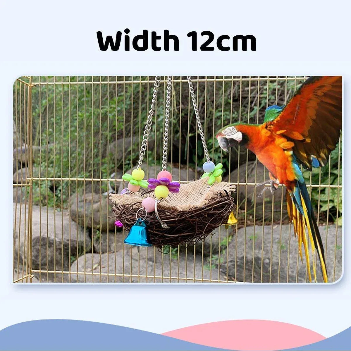 Spud Jax Petshop Bird Swing Bird Swing Pet Care > Bird > Bird Cage Accessories
