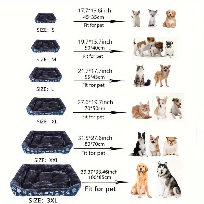 Spud Jax Petshop Blue Pet Dog Bed Sofa Mat for All Sizes Blue Pet Dog Bed Sofa Mat for All Sizes Pet Care > Dog Supplies > Dog Beds