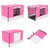 Spud Jax Petshop Cage Cover Enclosure for Wire Dog Cage Crate 42in PINK Pet Care > Dog Supplies