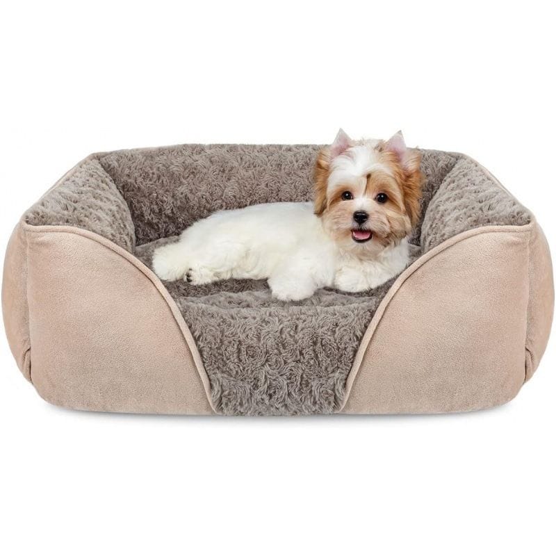Spud Jax Petshop Camel Small & Medium Pet Bed - Washable Rectangle Dog Bed with Bolstered Walls and Anti-Slip Bottom, S (60×45×14cm) Camel Small & Medium Pet Bed - Washable Rectangle Dog Bed with Bolstered Walls and Anti-Slip Bottom, S (60×45×14cm) Pet Care > Dog Supplies > Dog Beds