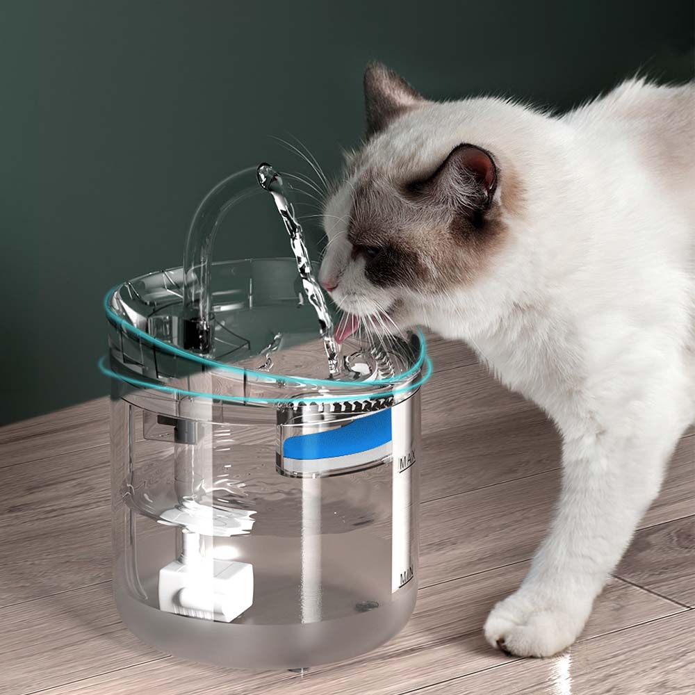 Spud Jax Petshop Cat Dog Water Fountain Pet Water Dispenser 1.8L Automatic Drinking Fountain for Cats Kitty Indoor Pet Care > Cat Supplies