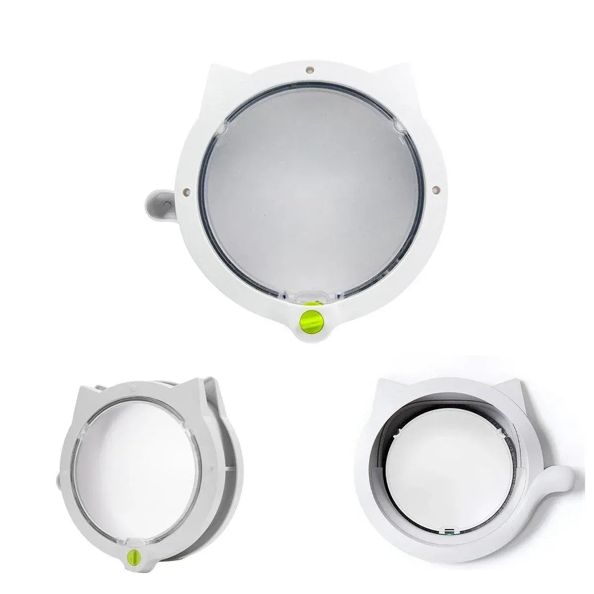 Spud Jax Petshop Cat Ear Pet Door for Cats and Dogs Easy In and Out Access Durable Pet Supplies - White Cat Ear Pet Door for Cats and Dogs Easy In and Out Access Durable Pet Supplies - White Pet Care > Dog Supplies > Cat & Dog Flaps
