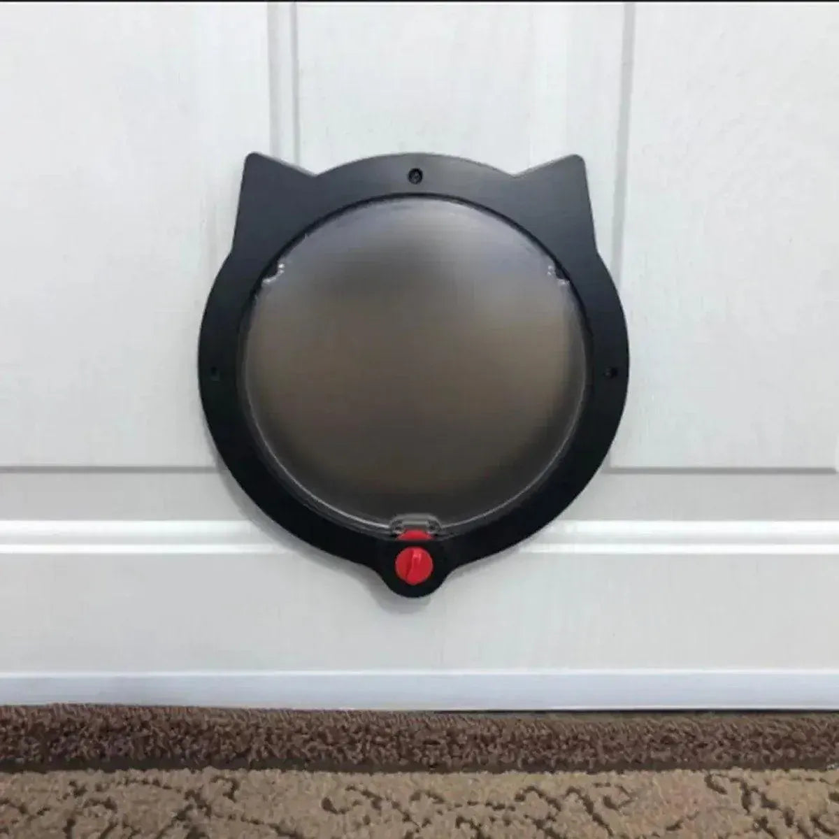 Spud Jax Petshop Cat Ear Pet Door for Cats and Dogs Easy In and Out Access Durable Pet Supplies - White Cat Ear Pet Door for Cats and Dogs Easy In and Out Access Durable Pet Supplies - White Pet Care > Dog Supplies > Cat & Dog Flaps