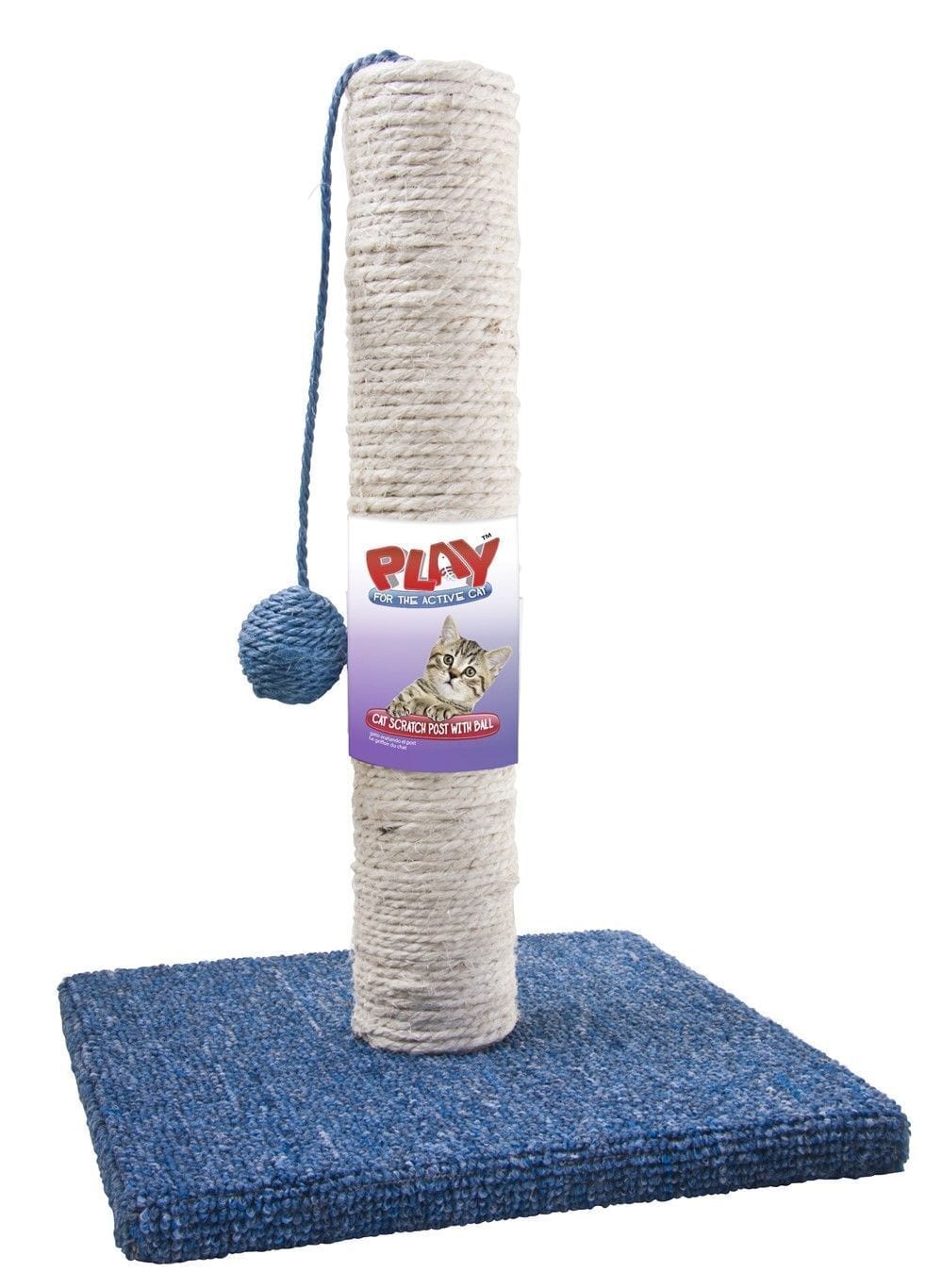 Spud Jax Petshop Cat Scratch Pad Post Kitten Scratching Pole Stand With Toy Ball Cat Scratch Pad Post Kitten Scratching Pole Stand With Toy Ball Pet Care > Cat Supplies > Cat Scratchers