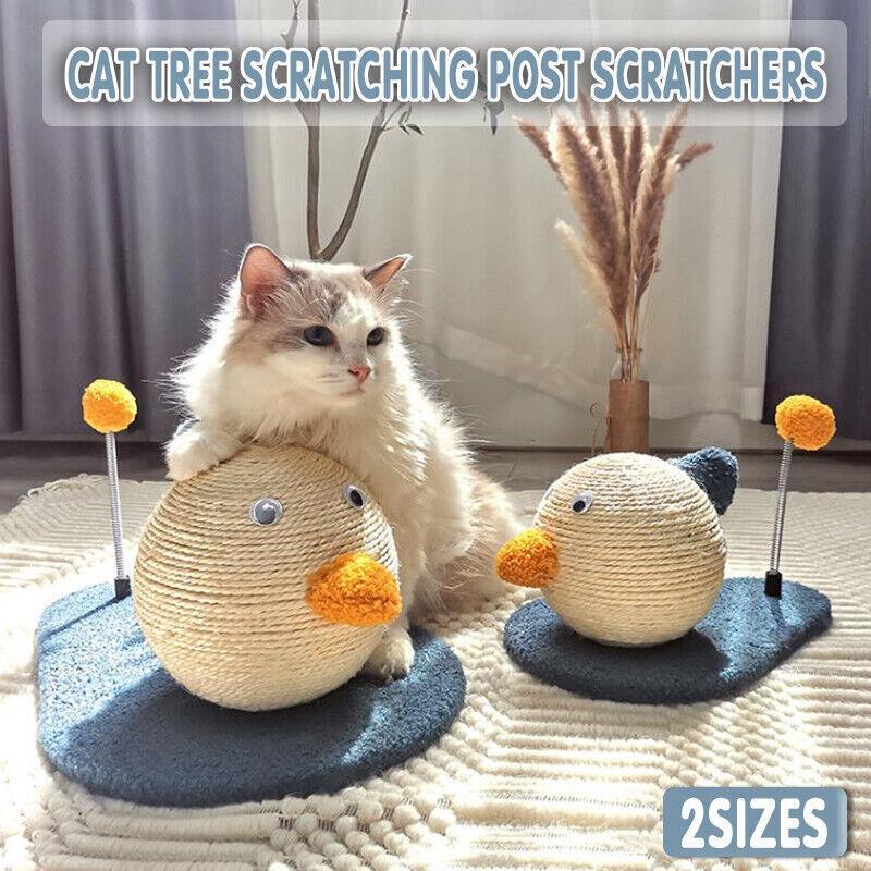 Spud Jax Petshop Cat Scratching Post Toy with Ball Claw Grinding Rope Tree for Indoor Play - Large Cat Scratching Post Toy with Ball Claw Grinding Rope Tree for Indoor Play - Large Pet Care > Cat Supplies > Cat Scratchers