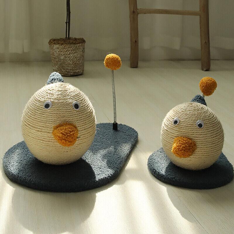 Spud Jax Petshop Cat Scratching Post Toy with Ball Claw Grinding Rope Tree for Indoor Play - Large Cat Scratching Post Toy with Ball Claw Grinding Rope Tree for Indoor Play - Large Pet Care > Cat Supplies > Cat Scratchers