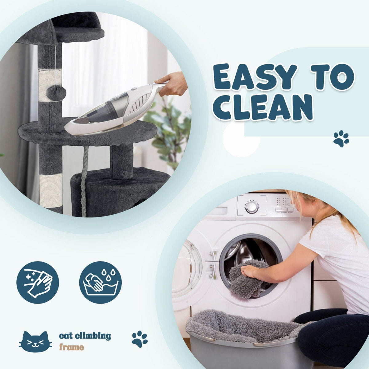 Spud Jax Petshop Cat Tower Tree Scratching Post Dark Grey Condo 112cm Cat Tower Tree Scratching Post Dark Grey Condo 112cm Pet Care > Cat Supplies > Cat Scratching Posts