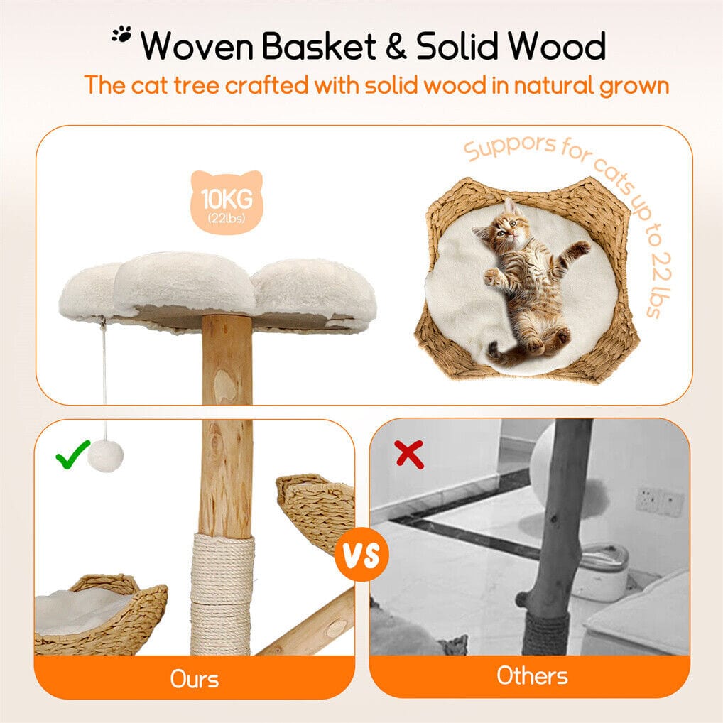 Spud Jax Petshop Cat Tree Tower Condo Scratcher Bed Sisal Plush Toy Ball Cat Tree Tower Condo Scratcher Bed Sisal Plush Toy Ball Pet Care > Cat Supplies > Cat Scratching Posts