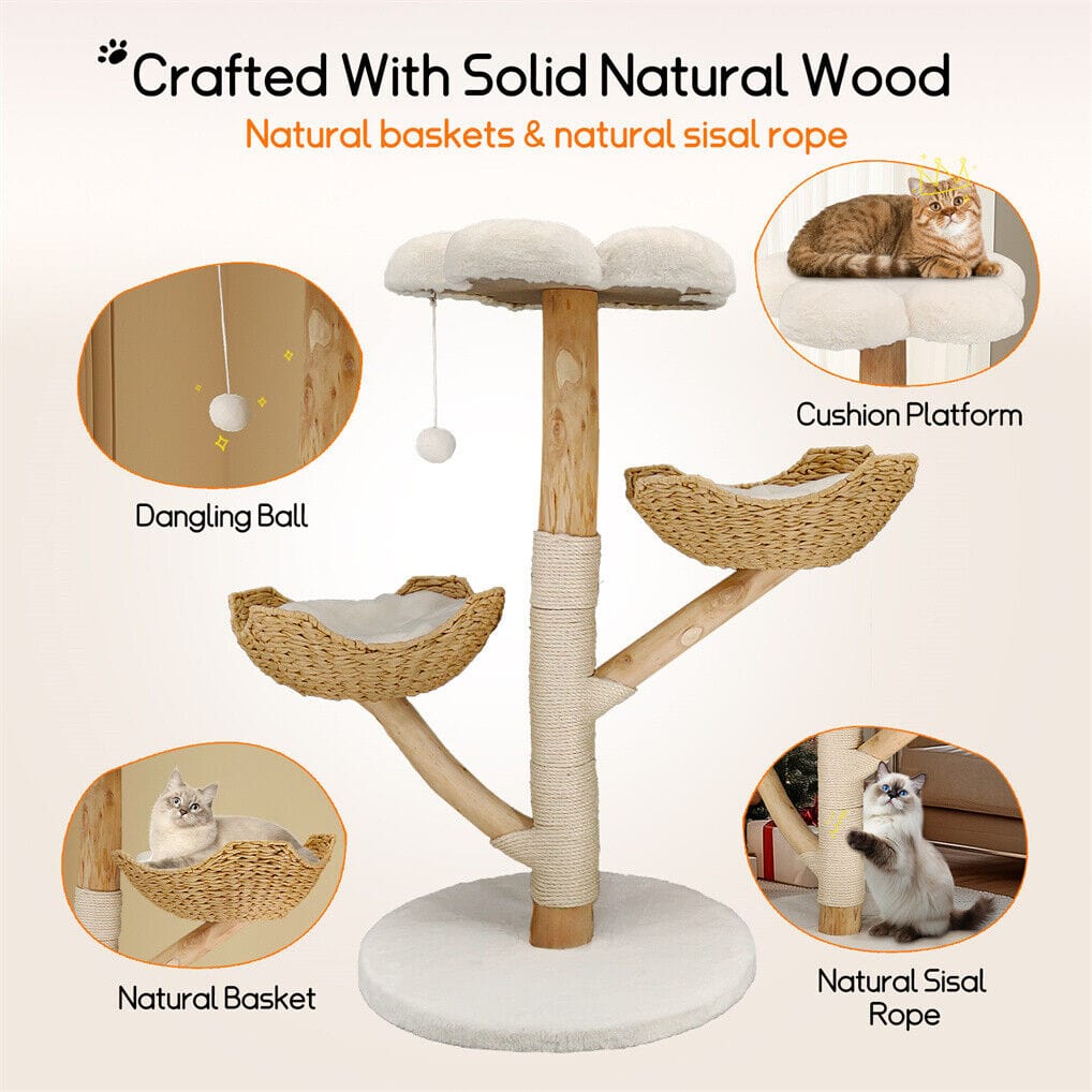 Spud Jax Petshop Cat Tree Tower Condo Scratcher Bed Sisal Plush Toy Ball Cat Tree Tower Condo Scratcher Bed Sisal Plush Toy Ball Pet Care > Cat Supplies > Cat Scratching Posts