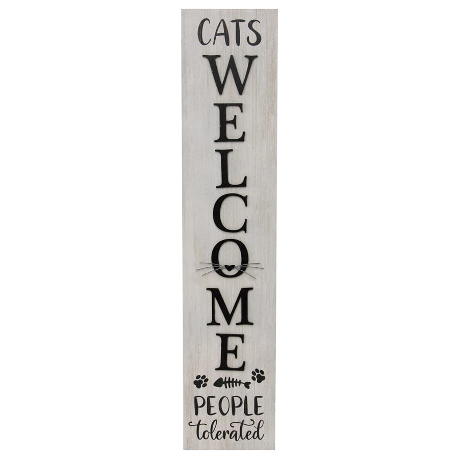 Spud Jax Petshop Cats Welcome Wall Sign 17x80cm Cats Welcome Wall Sign 17x80cm Pet Care > Cat Supplies > Cat Scratching Posts