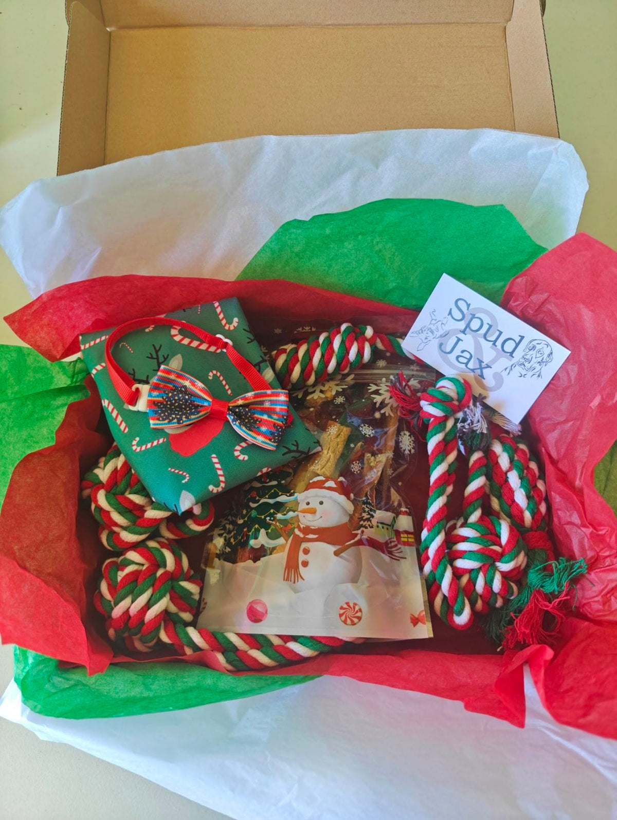 Spud Jax Petshop Christmas Gift Box For Your Dog Christmas Gift Box For Your Dog
