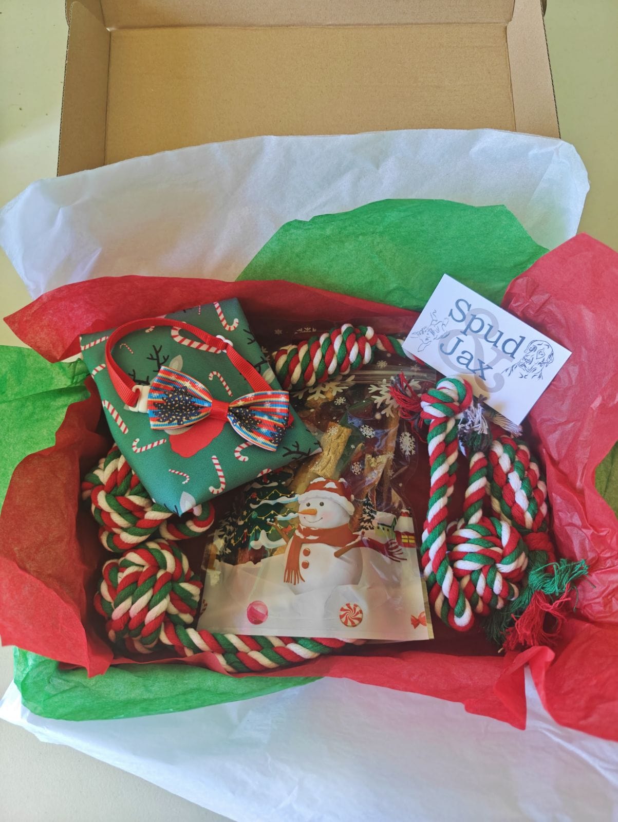 Spud Jax Petshop Christmas Gift Box For Your Dog Christmas Gift Box For Your Dog