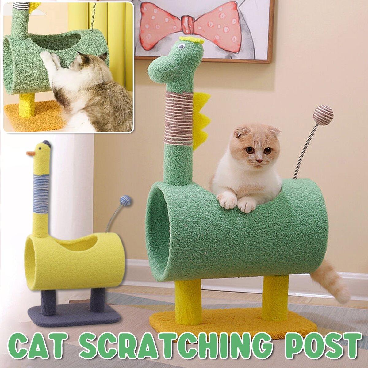 Spud Jax Petshop Climbing Frame Cat Scratching Post Jumping Platform Pet Toys for Cats and Kitten - Yellow Climbing Frame Cat Scratching Post Jumping Platform Pet Toys for Cats and Kitten - Yellow Pet Care > Cat Supplies > Cat Scratchers