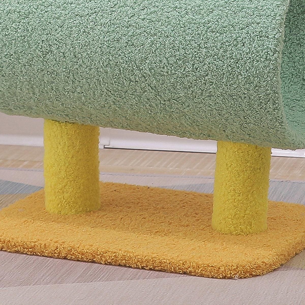 Spud Jax Petshop Climbing Frame Cat Scratching Post Jumping Platform Pet Toys for Cats and Kitten - Yellow Climbing Frame Cat Scratching Post Jumping Platform Pet Toys for Cats and Kitten - Yellow Pet Care > Cat Supplies > Cat Scratchers