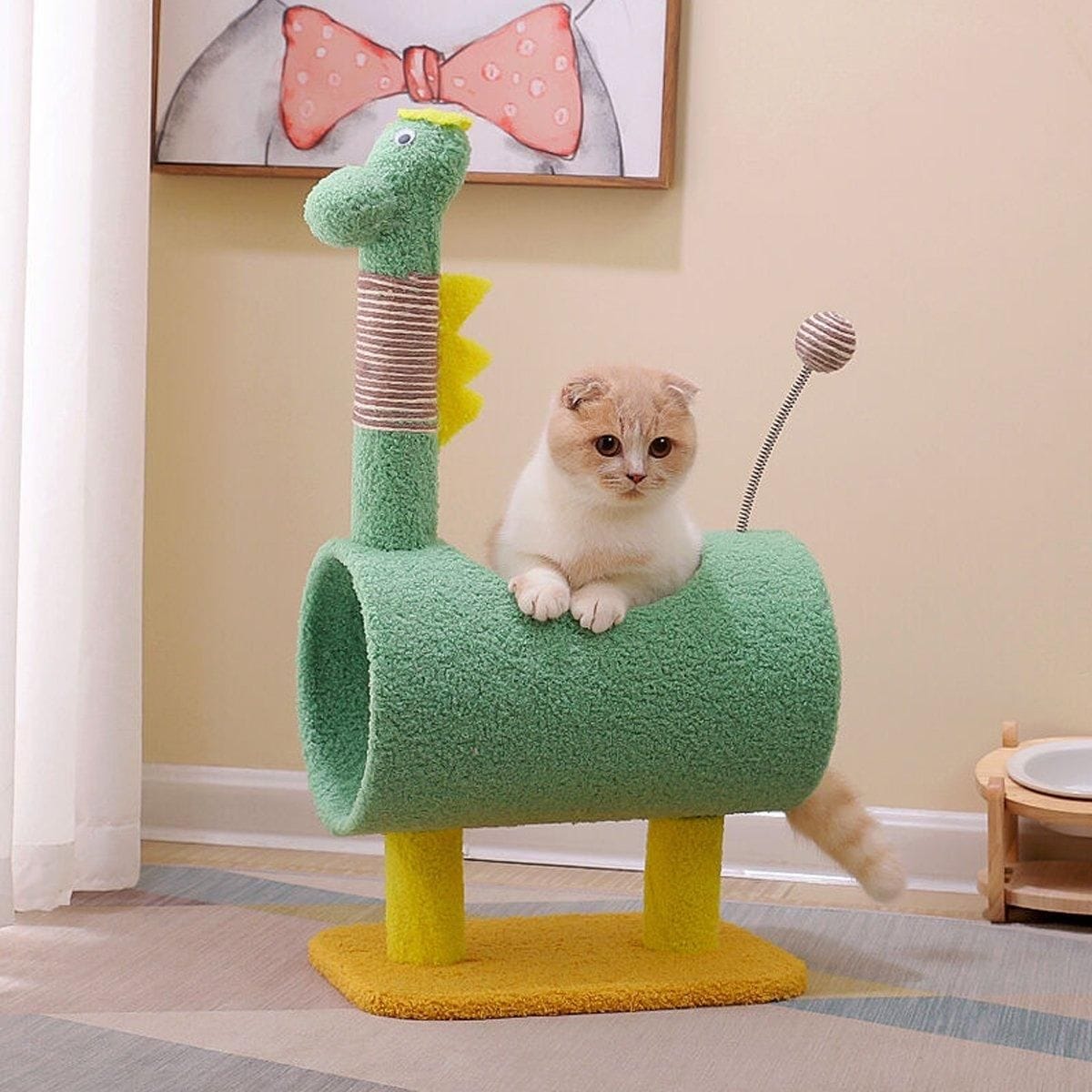 Spud Jax Petshop Climbing Frame Cat Scratching Post Jumping Platform Pet Toys for Cats and Kitten - Yellow Climbing Frame Cat Scratching Post Jumping Platform Pet Toys for Cats and Kitten - Yellow Pet Care > Cat Supplies > Cat Scratchers