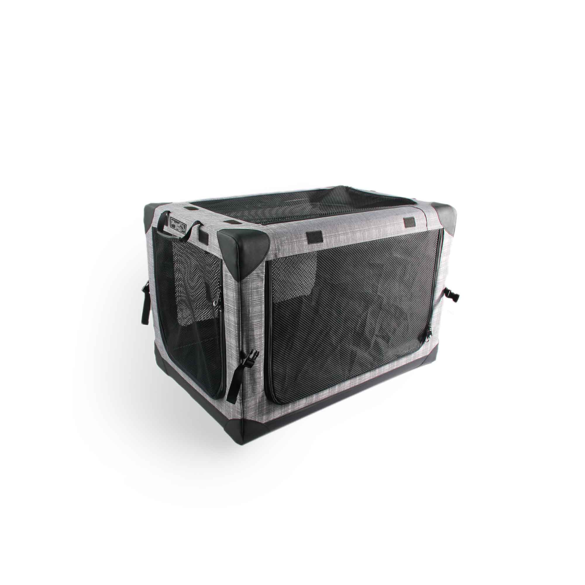 Spud Jax Petshop Collapsible Pet Travel Crate - X-Large Dog Cat Soft Foldable Portable Car Carrier Collapsible Pet Travel Crate - X-Large Dog Cat Soft Foldable Portable Car Carrier Pet Care