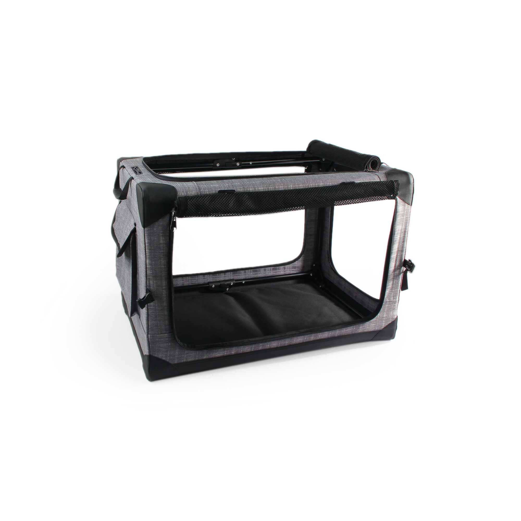 Spud Jax Petshop Collapsible Pet Travel Crate - X-Large Dog Cat Soft Foldable Portable Car Carrier Collapsible Pet Travel Crate - X-Large Dog Cat Soft Foldable Portable Car Carrier Pet Care