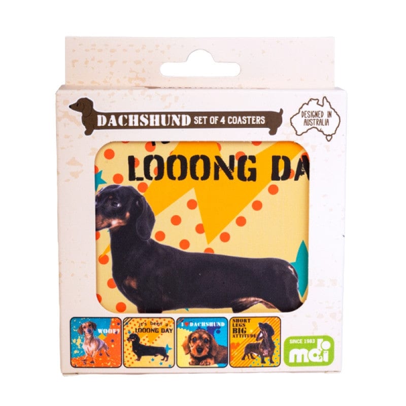 Spud Jax Petshop Dachshund Coasters Set Home & Garden > Kitchenware > Coasters