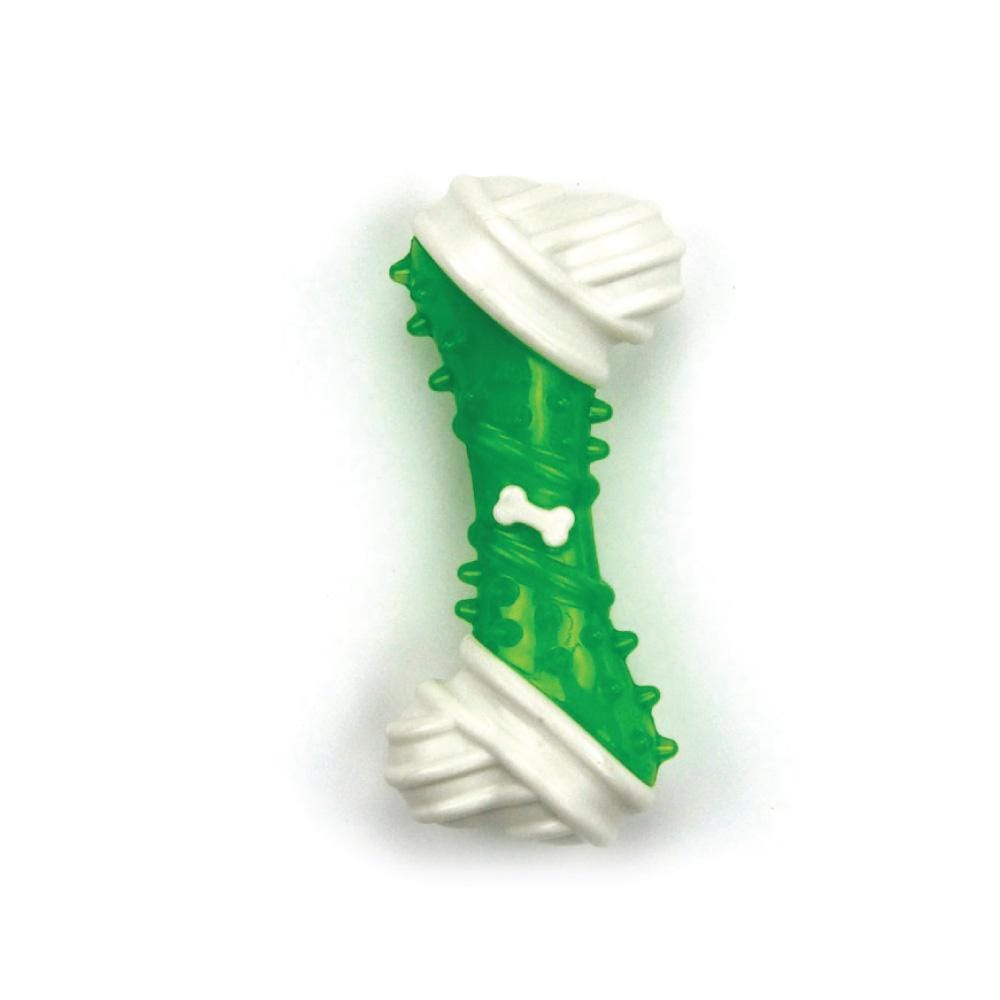 Spud Jax Petshop Dog Chew Bone - Green Chicken Flavour Taste - Puppy Dental Teething Gum Toy AFP Dog Chew Bone - Green Chicken Flavour Taste - Puppy Dental Teething Gum Toy AFP Pet Care > Toys