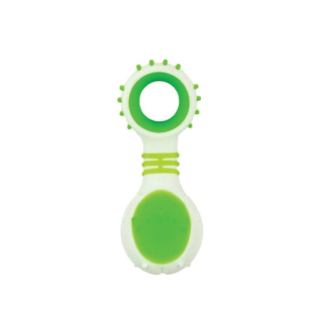 Spud Jax Petshop Dog Dental Rattle - Green Puppy Teething + Cleaning Gums Rubber Ridges Chew Dog Dental Rattle - Green Puppy Teething + Cleaning Gums Rubber Ridges Chew Pet Care > Toys
