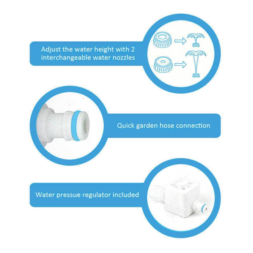 Spud Jax Petshop Dog Drinking Water Fountain Outdoor AFP Garden Push On Pet Sprinkler Dispenser Dog Drinking Water Fountain Outdoor AFP Garden Push On Pet Sprinkler Dispenser Pet Care > Dog Supplies > Dog Bowls, Feeders & Waterers