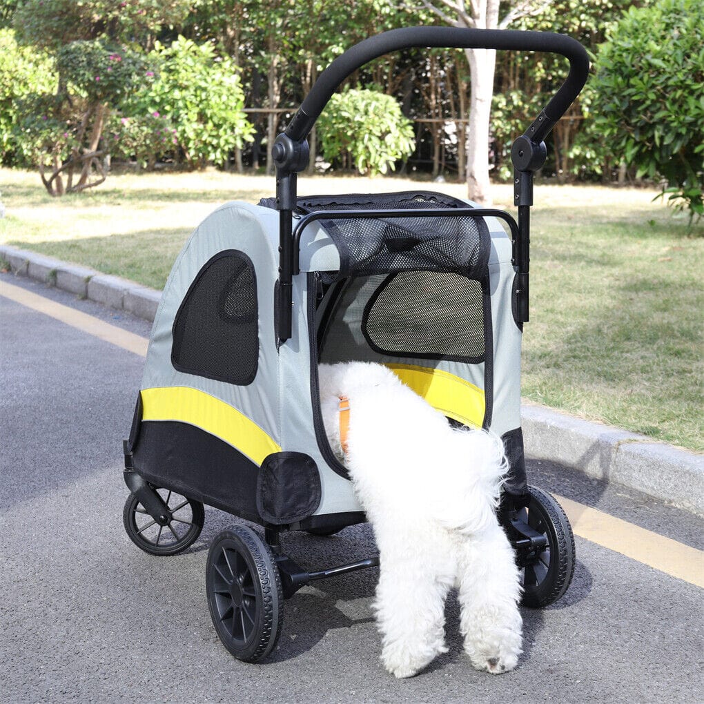Spud Jax Petshop Dog Stroller Foldable Pet Travel Cart M Size Dog Stroller Foldable Pet Travel Cart M Size Pet Care > Cat Supplies > Cat Carriers & Crates