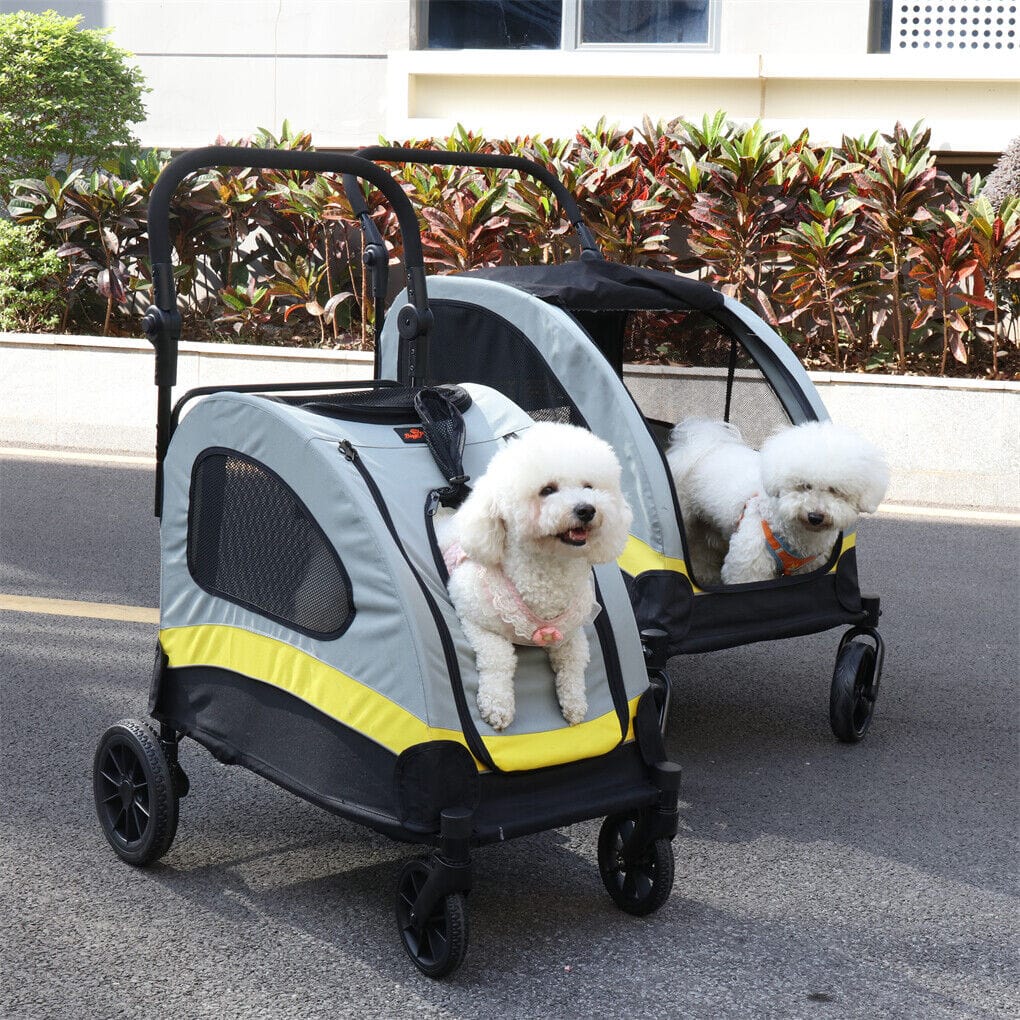 Spud Jax Petshop Dog Stroller Foldable Pet Travel Cart M Size Dog Stroller Foldable Pet Travel Cart M Size Pet Care > Cat Supplies > Cat Carriers & Crates