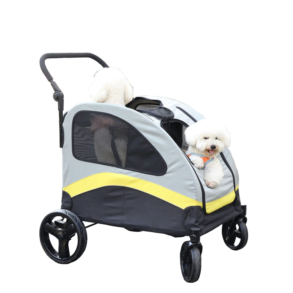 Spud Jax Petshop Dog Stroller w/ Divider, Foldable Pet Cart Dog Stroller w/ Divider, Foldable Pet Cart Pet Care &gt; Cat Supplies &gt; Cat Carriers &amp; Crates