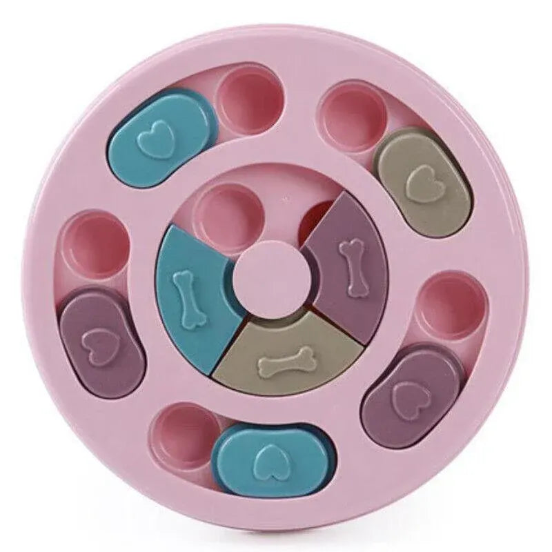 Spud Jax Petshop Dog Treat Dispenser Puppy Feeder Puzzle Game Interactive Toy Pet Training Supply - Pink Dog Treat Dispenser Puppy Feeder Puzzle Game Interactive Toy Pet Training Supply - Pink Pet Care > Toys > Dog Toys