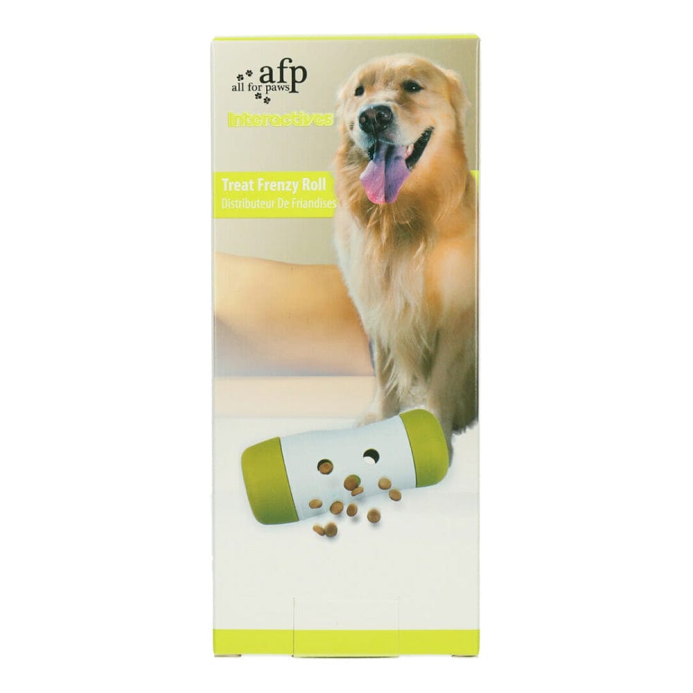 Spud Jax Petshop Dog Treat Frenzy Roll - Interactive Dispenser Feeder Toy All For Paws Pet Dog Treat Frenzy Roll - Interactive Dispenser Feeder Toy All For Paws Pet Pet Care > Dog Supplies > Dog Bowls, Feeders & Waterers