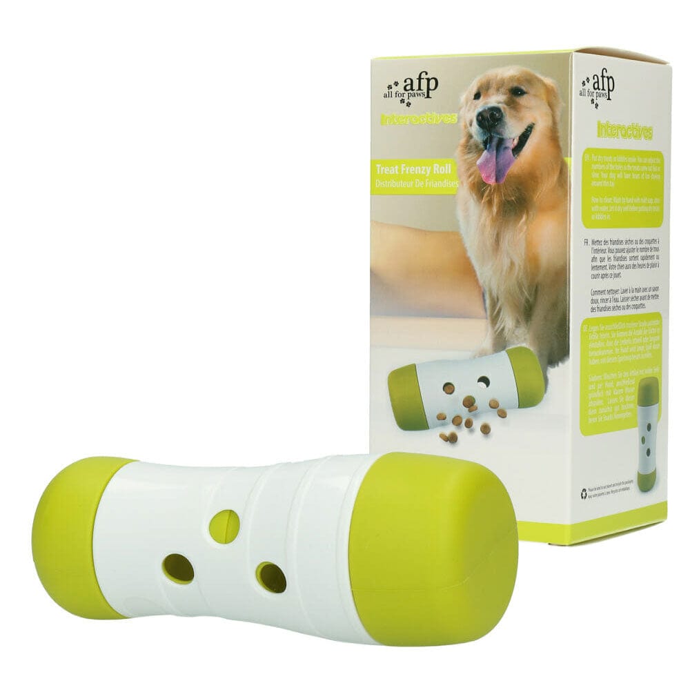 Spud Jax Petshop Dog Treat Frenzy Roll - Interactive Dispenser Feeder Toy All For Paws Pet Dog Treat Frenzy Roll - Interactive Dispenser Feeder Toy All For Paws Pet Pet Care > Dog Supplies > Dog Bowls, Feeders & Waterers