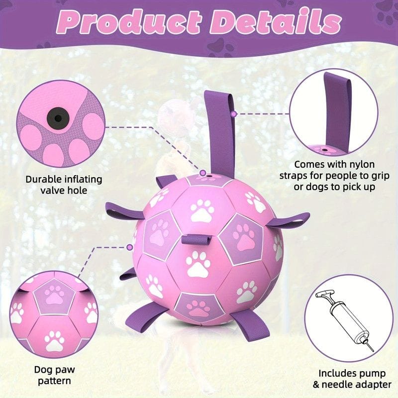 Spud Jax Petshop Durable Dog Soccer Ball Durable Dog Soccer Ball Pet Care > Toys > Dog Toys
