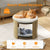 Spud Jax Petshop Elevated Double Cat Bed 2-Tier Wooden Plush Kitten Lounge Elevated Double Cat Bed 2-Tier Wooden Plush Kitten Lounge Furniture > Sofas > Sofas & Sofa Beds