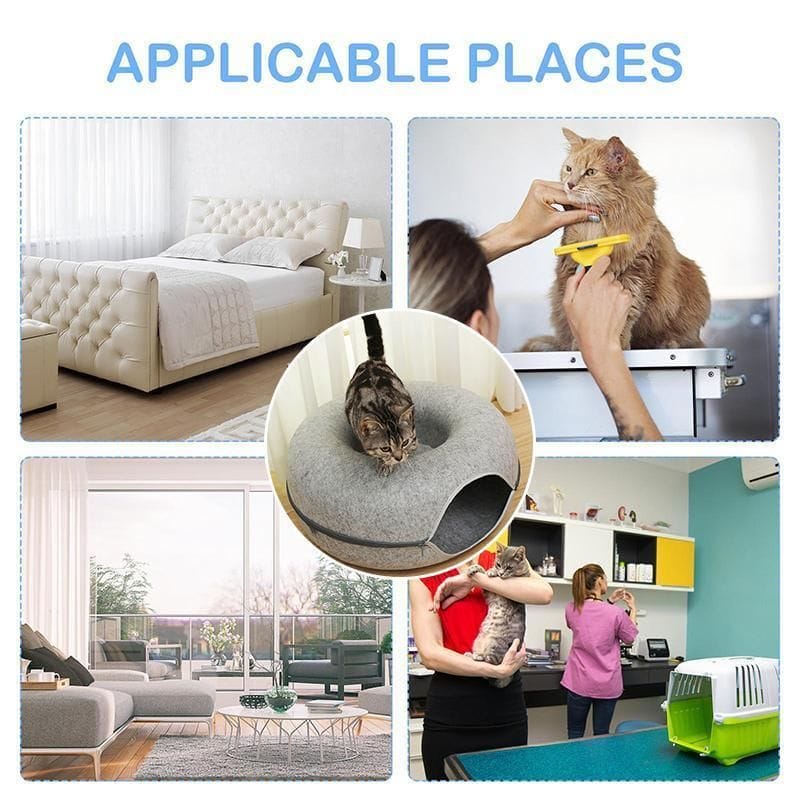 Spud Jax Petshop Felt Cat Tunnel - Dark Grey Felt Cat Tunnel - Dark Grey Pet Care > Cat Supplies > Cat Furniture