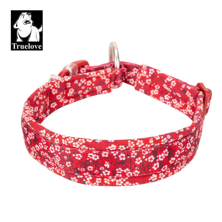 Spud Jax Petshop Floral Collar Poppy Red S Pet Care > Dog Supplies