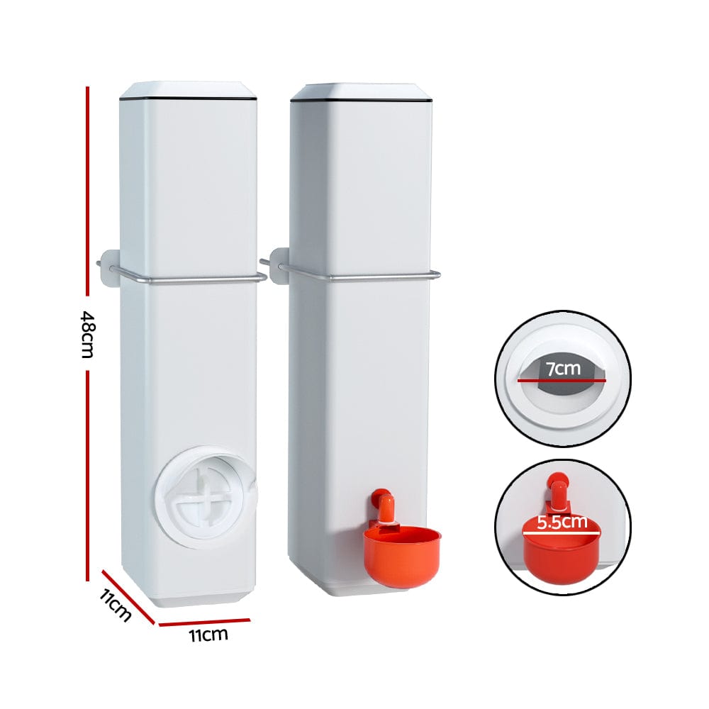 Spud Jax Petshop Giantz Chicken Feeder 4L Water Dispenser Automatic Waterer Pet Care > Bird