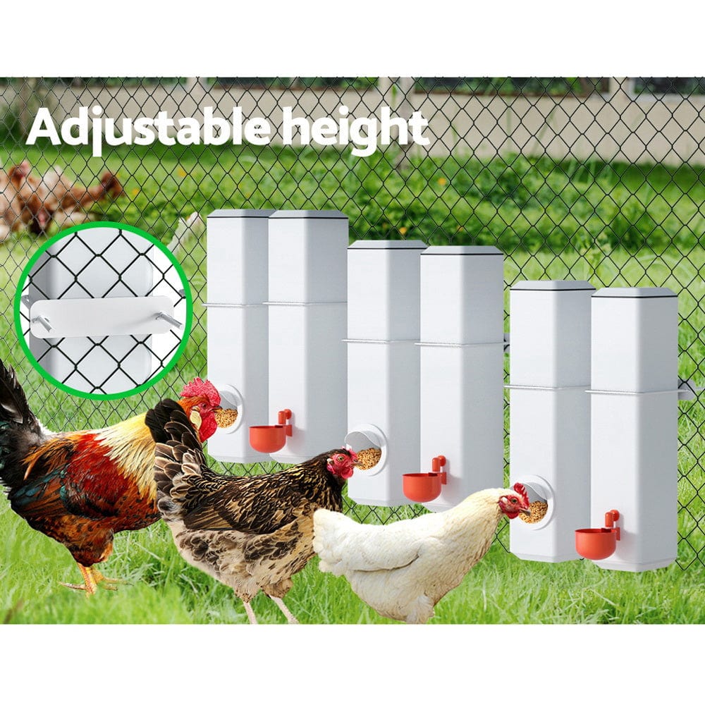 Spud Jax Petshop Giantz Chicken Feeder 4L Water Dispenser Automatic Waterer Pet Care > Bird