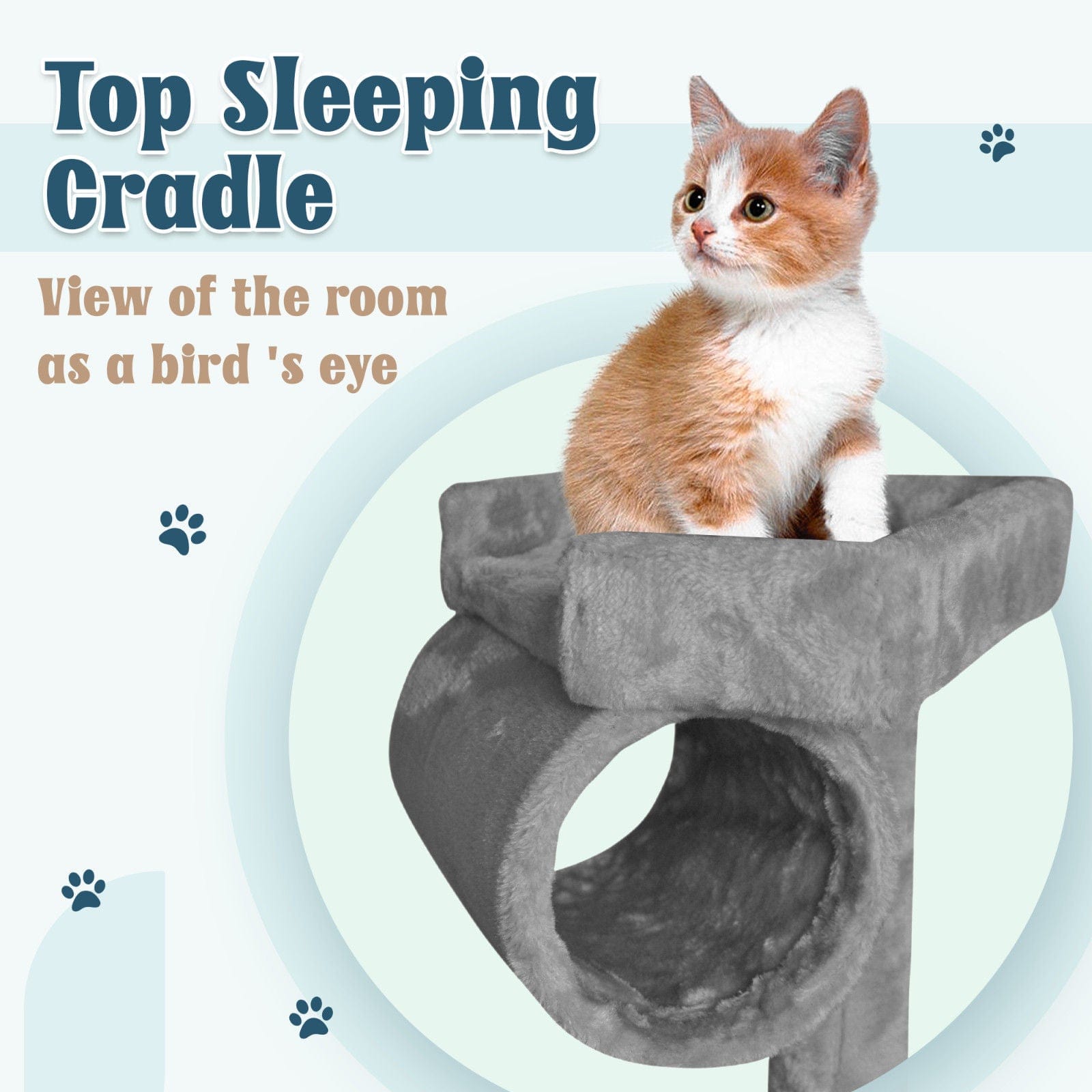 Spud Jax Petshop Grey Cat Tree Tower Condo Scratching Post Bed Stand 1.4M Grey Cat Tree Tower Condo Scratching Post Bed Stand 1.4M Pet Care > Cat Supplies > Cat Scratching Posts