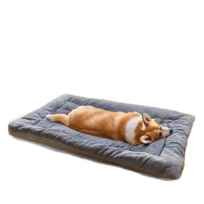 Spud Jax Petshop Grey Large Plush Dog Bed - Extra Thick Winter Warmth, Machine Washable &amp; Non-Slip Pet Mat for Large Dogs (120cm) Grey Large Plush Dog Bed - Extra Thick Winter Warmth, Machine Washable &amp; Non-Slip Pet Mat for Large Dogs (120cm) Pet Care > Dog Supplies > Dog Beds