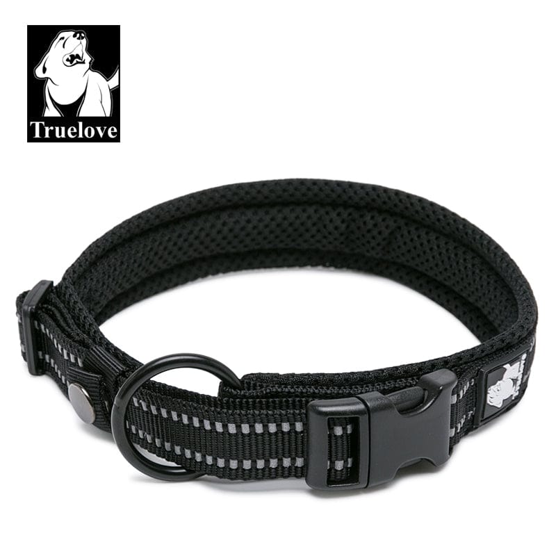 Spud Jax Petshop Heavy Duty Reflective Collar Black 2XL Pet Care > Dog Supplies